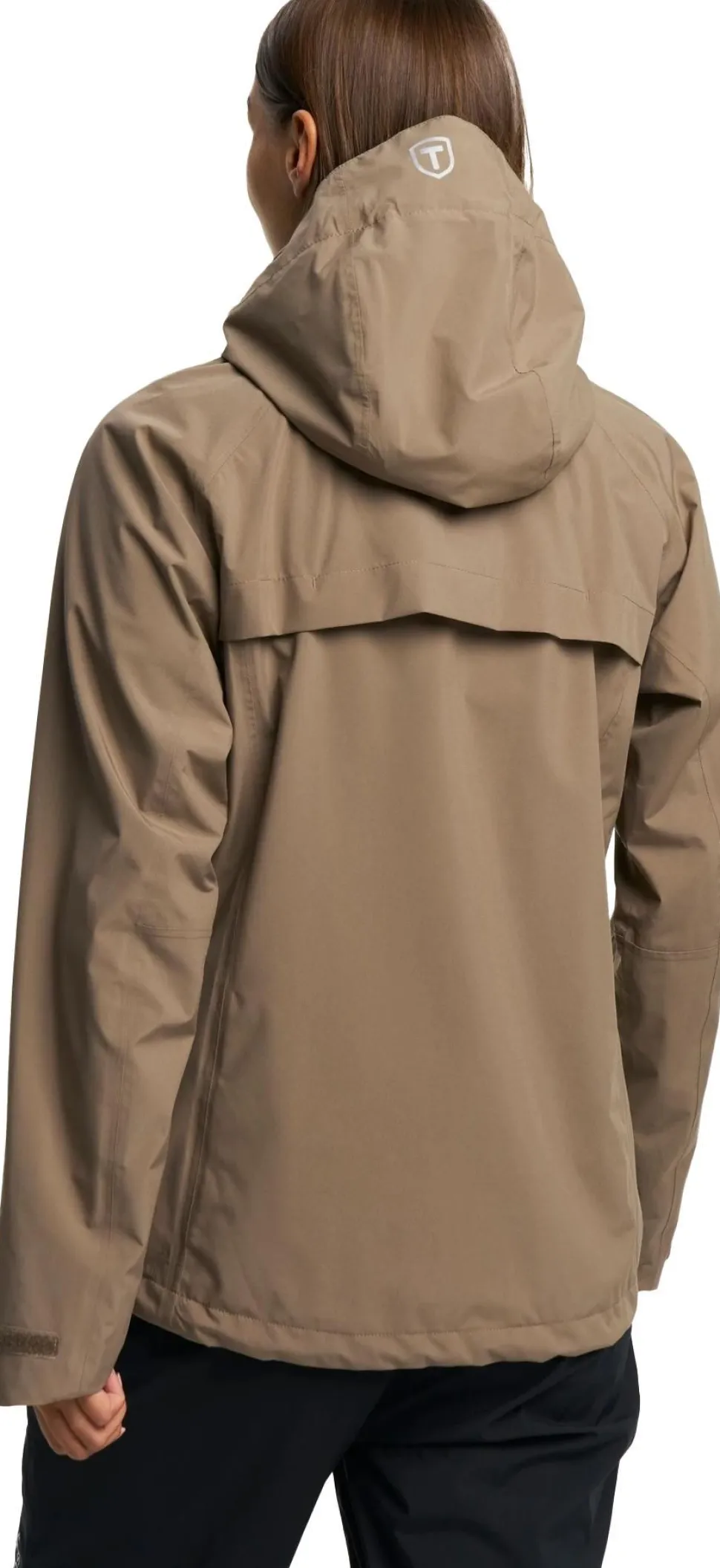 Tenson Women's Biscaya Storm Rain Jacket Brown