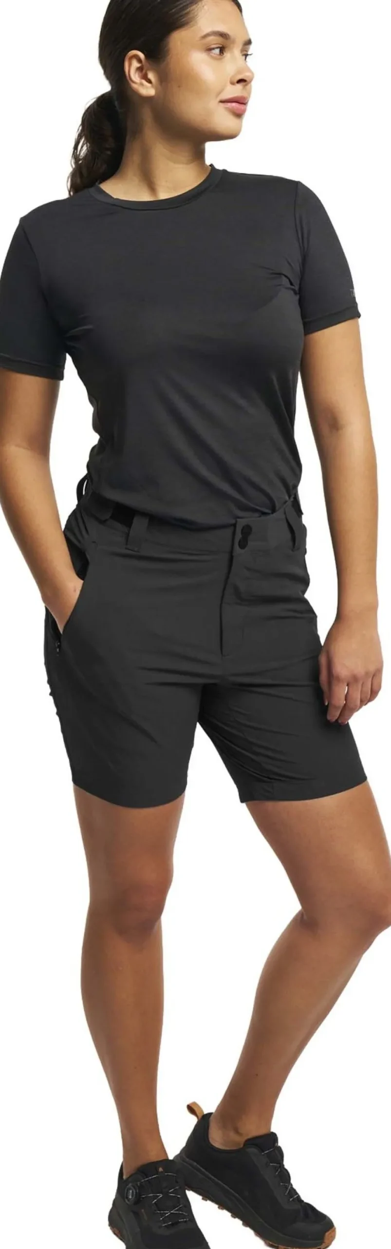 Tenson Women's TXlite Stretch Shorts Black