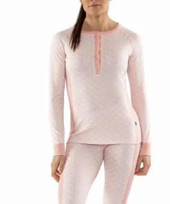 Termo Women's Long Sleeve Jumper Buttons Soft Pink