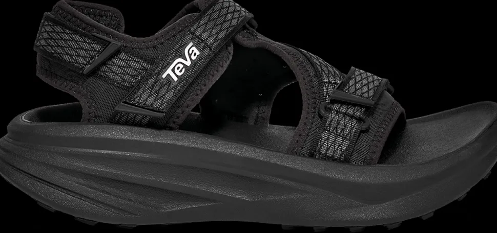 Teva Women's Aventrail R2T Trail Running Sandal Black/Black