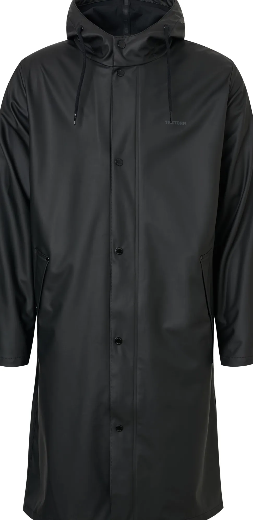 Tretorn Men's Wings Long Rain Jacket 050/jet Black