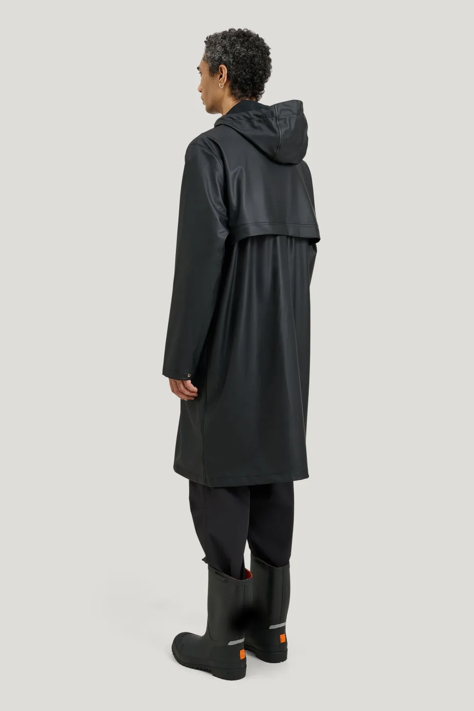Tretorn Men's Wings Long Rain Jacket 050/jet Black