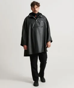 Tretorn Unisex PU Light Rainponcho Jet Black
