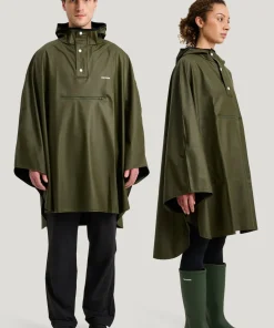 Tretorn Unisex PU Light Rainponcho Forest Green