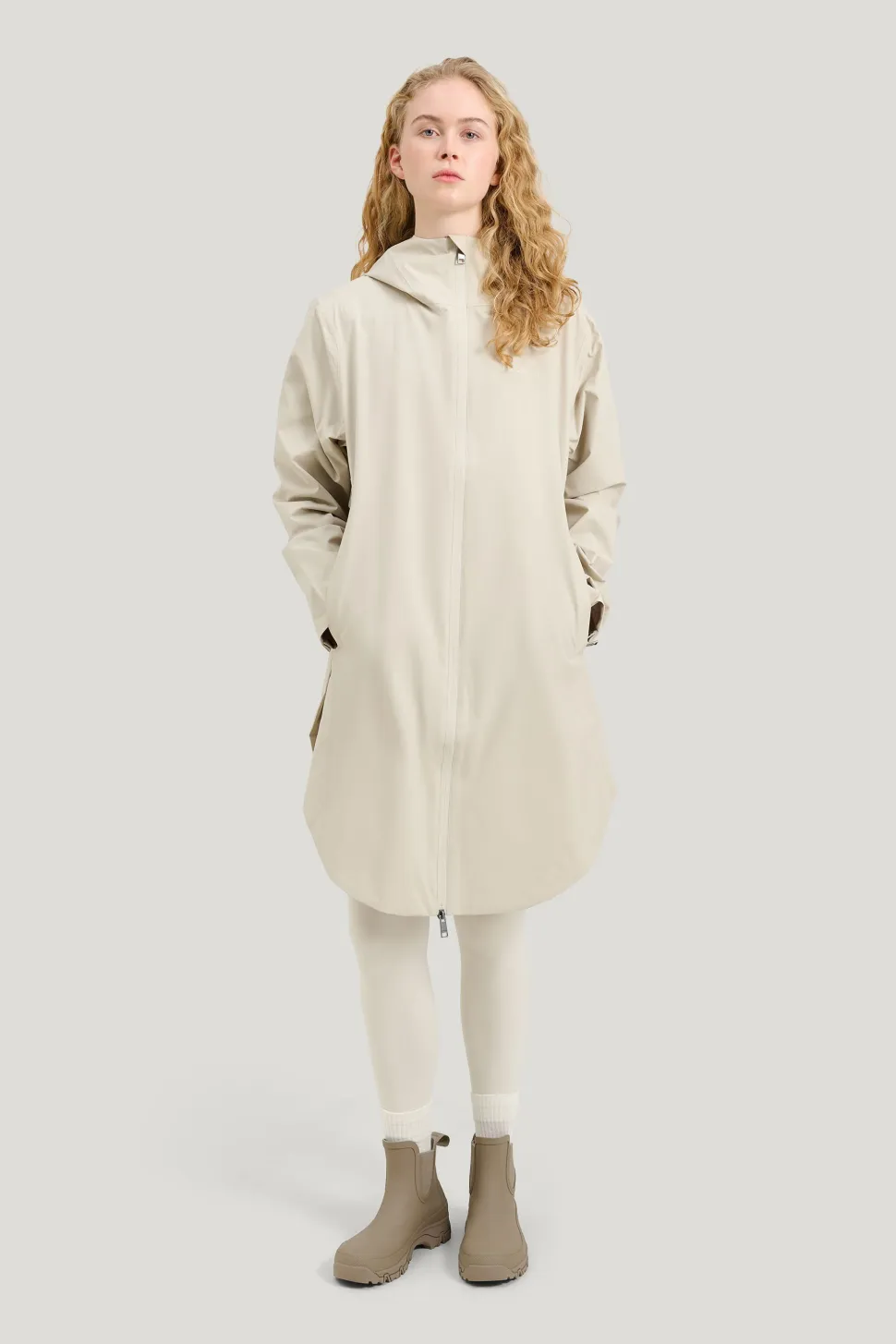 Tretorn Women's Way Poncho Parka Sand