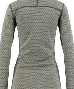 Ulvang Women's Comfort 200 Round Neck Agate Grey/Urban Chic