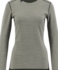 Ulvang Women's Comfort 200 Round Neck Agate Grey/Urban Chic