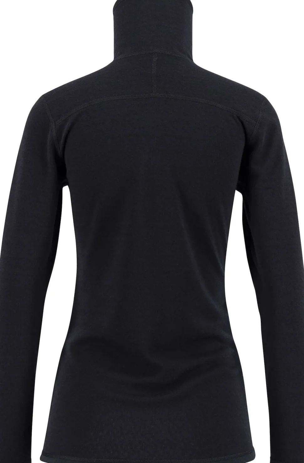 Ulvang Women's Comfort 200 Turtle Neck With Zip Black/Black