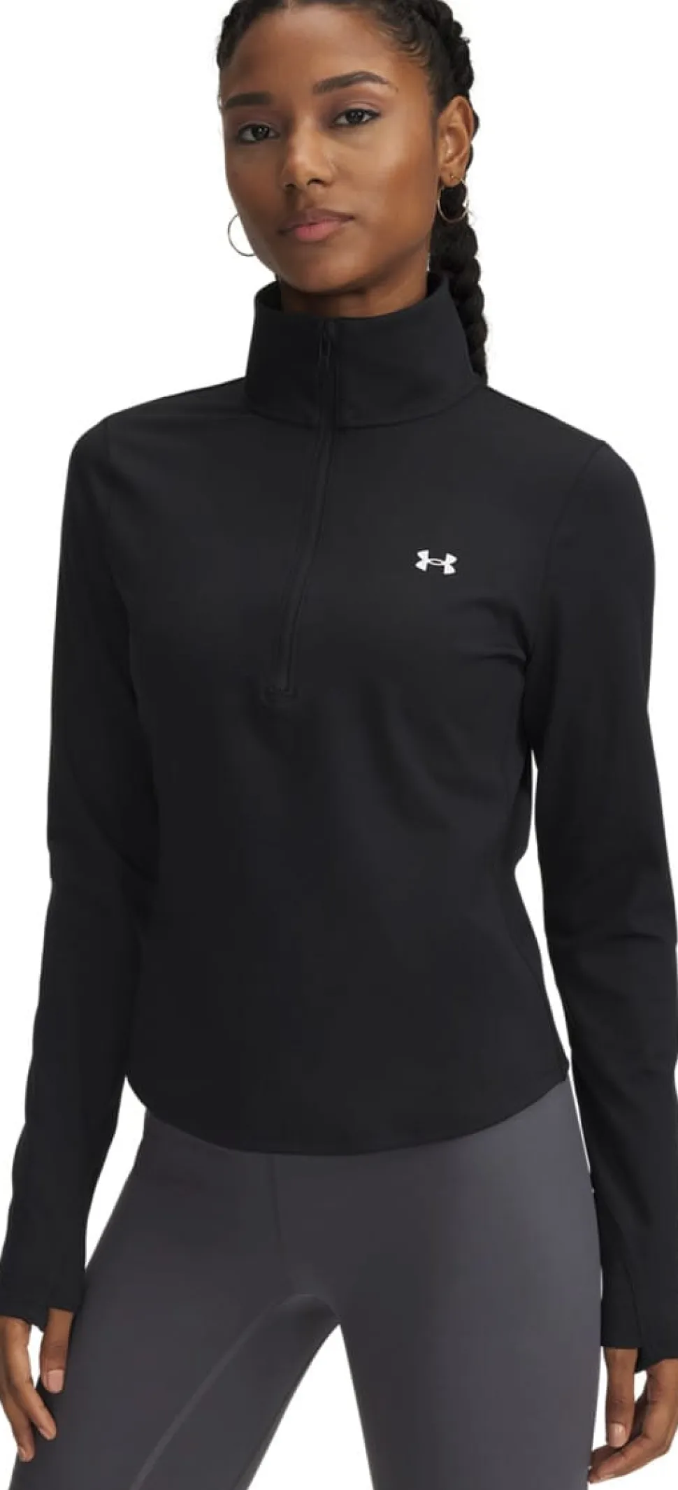 Under Armour Women's Motion 1/2 Zip Emea Black
