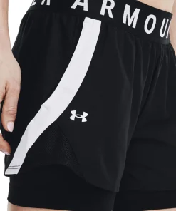 Under Armour Women's Play Up 2-in-1 Shorts Black
