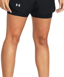 Under Armour Women's Ua Fly By 2in1 Short Black