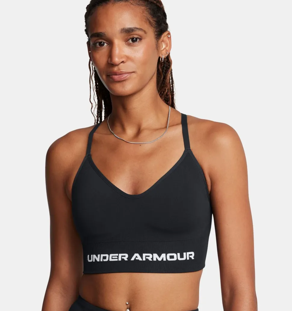 Under Armour Women's UA Vanish Seamless Low Sports Bra Black