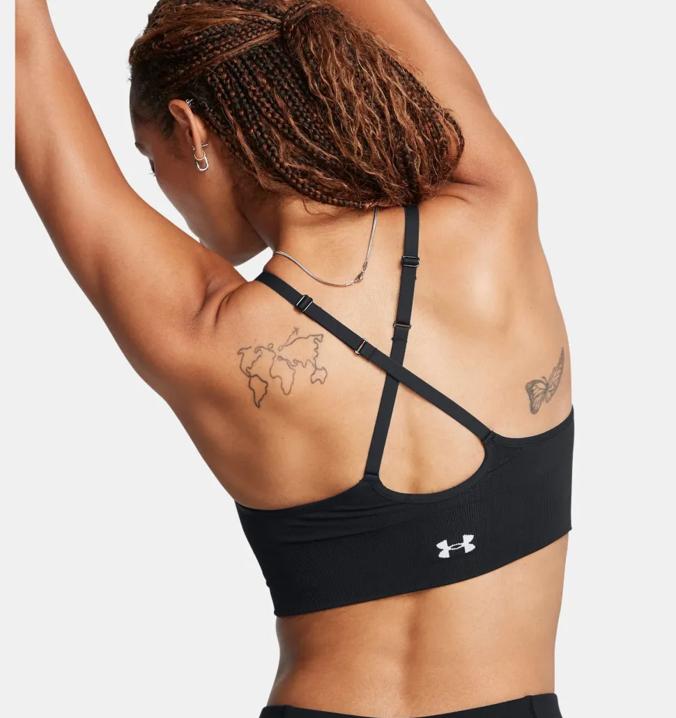Under Armour Women's UA Vanish Seamless Low Sports Bra Black