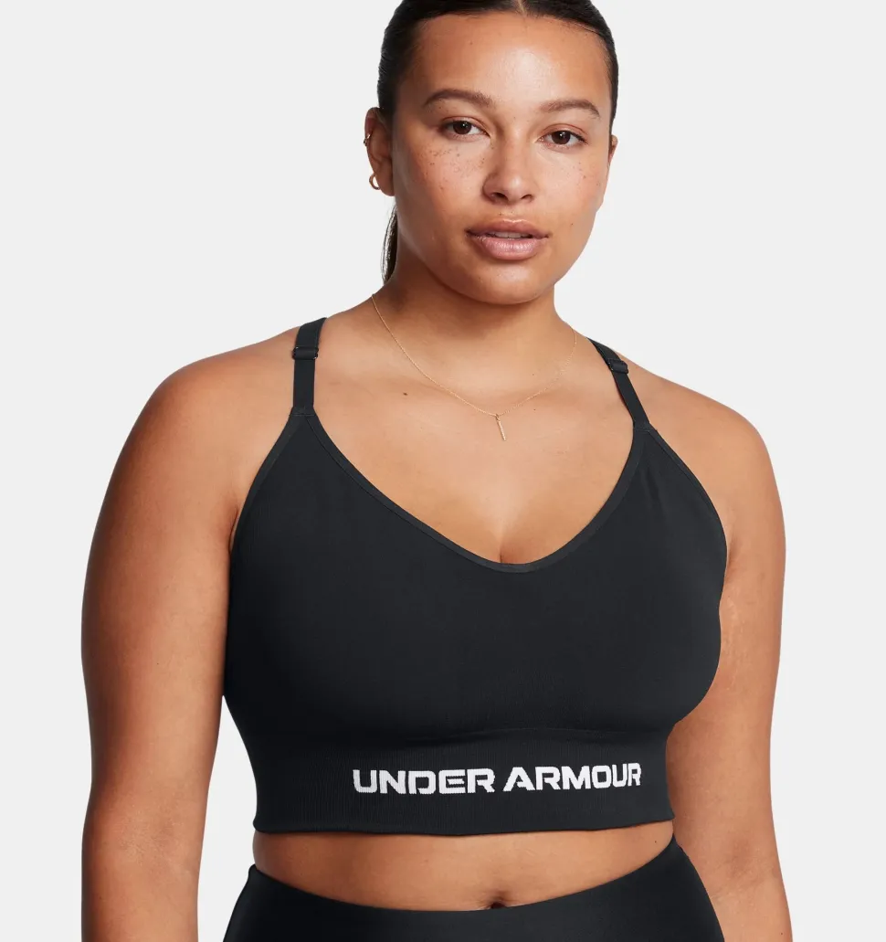 Under Armour Women's UA Vanish Seamless Low Sports Bra Black