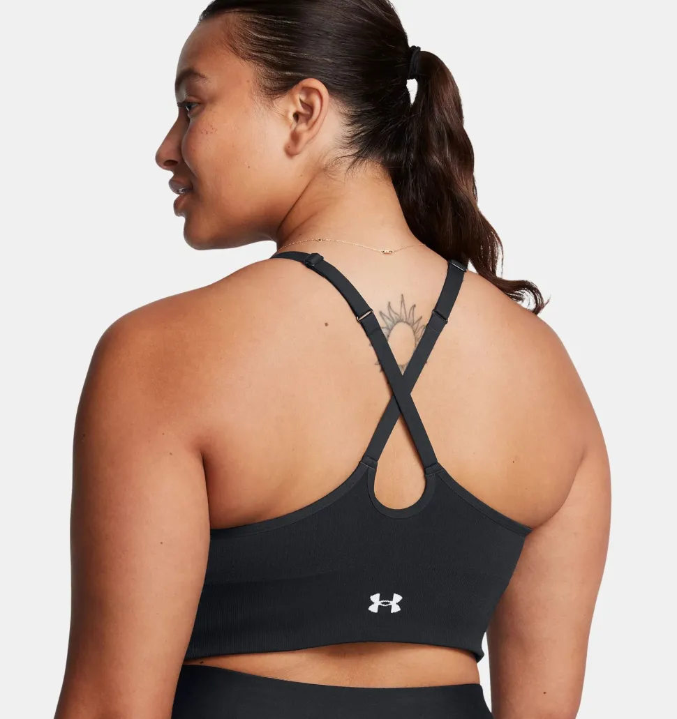 Under Armour Women's UA Vanish Seamless Low Sports Bra Black