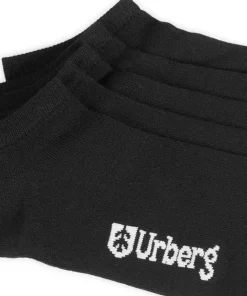 Urberg Bamboo Shaftless Sock 5-Pack Black Beauty