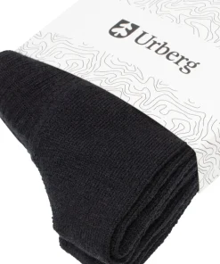 Urberg Unisex Merino Wool Ribb Sock 2p Black Beauty
