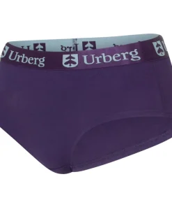 Urberg Women's Bamboo Hipsters 3-Pack Black Beauty+bright White+grape