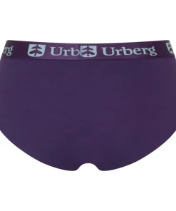 Urberg Women's Bamboo Hipsters 3-Pack Black Beauty+bright White+grape