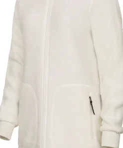 Urberg Women's Bonded Pile Jacket Long Cloud Dancer