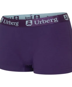 Urberg Women's Isane 3-pack Bamboo Boxers Black Beauty/Bright White/Grape