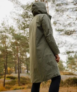 Urberg Women's 2L Rain Coat Deep Lichen Green