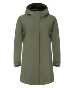 Urberg Women's 2L Rain Coat Deep Lichen Green