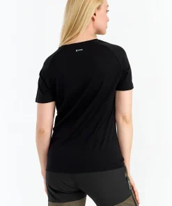 Urberg Women's Lyngen Merino T-Shirt 2.0 Black Beauty