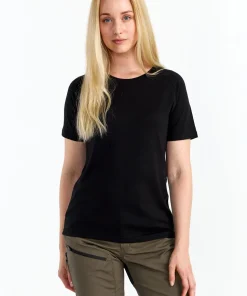 Urberg Women's Lyngen Merino T-Shirt 2.0 Black Beauty
