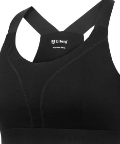 Urberg Women's Merino Wool Soft Bra Black Beauty