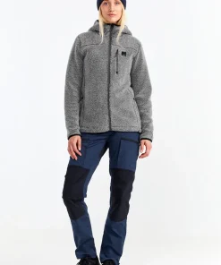 Urberg Women's Pile Hoodie Grey Melange