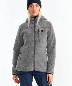 Urberg Women's Pile Hoodie Grey Melange
