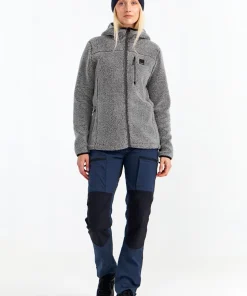 Urberg Women's Pile Hoodie Grey Melange