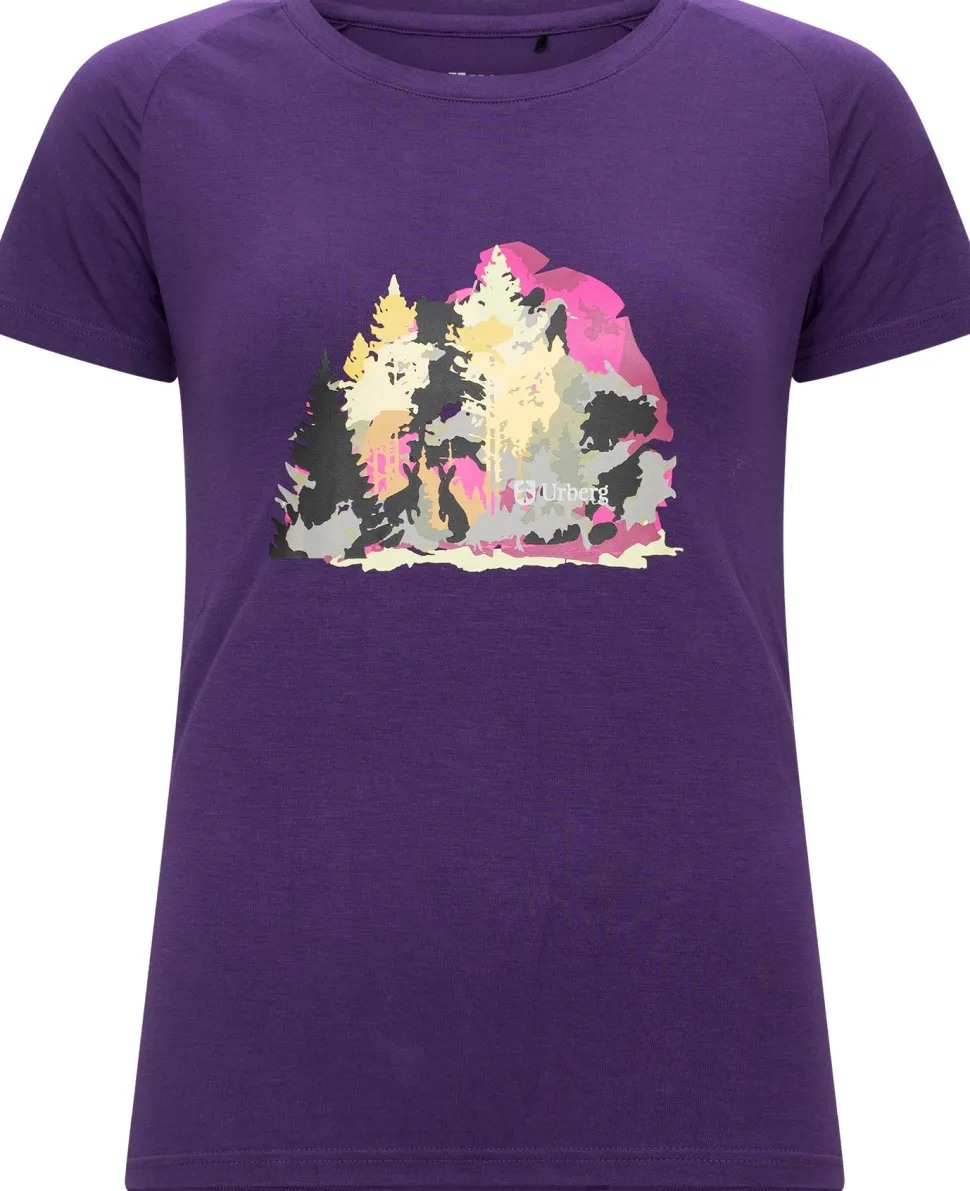 Urberg Women's Printed Tree Tee Grape