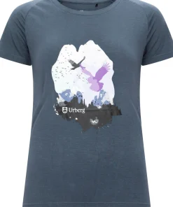 Urberg Women's Printed Tree Tee Midnight Navy