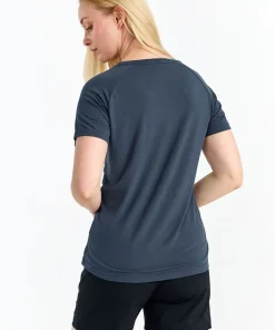 Urberg Women's Printed Tree Tee Midnight Navy