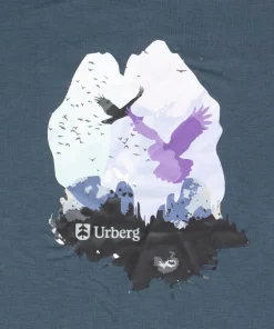 Urberg Women's Printed Tree Tee Midnight Navy