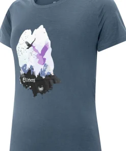 Urberg Women's Printed Tree Tee Midnight Navy