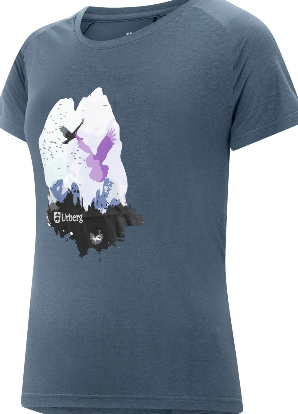Urberg Women's Printed Tree Tee Midnight Navy