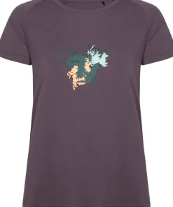 Urberg Women's Printed Tree Tee Huckleberry