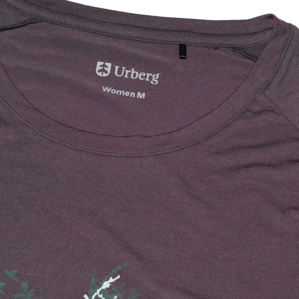 Urberg Women's Printed Tree Tee Huckleberry