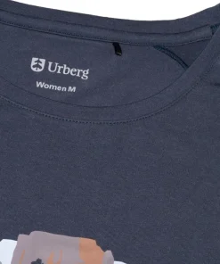 Urberg Women's Printed Tree Tee Blue Nights
