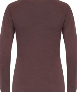 Urberg Women's Selje Merino-Bamboo Top Huckleberry/Blue Nights