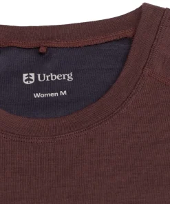 Urberg Women's Selje Merino-Bamboo Top Huckleberry/Blue Nights
