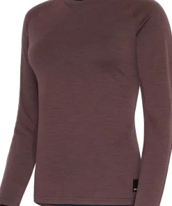 Urberg Women's Selje Merino-Bamboo Top Huckleberry/Blue Nights