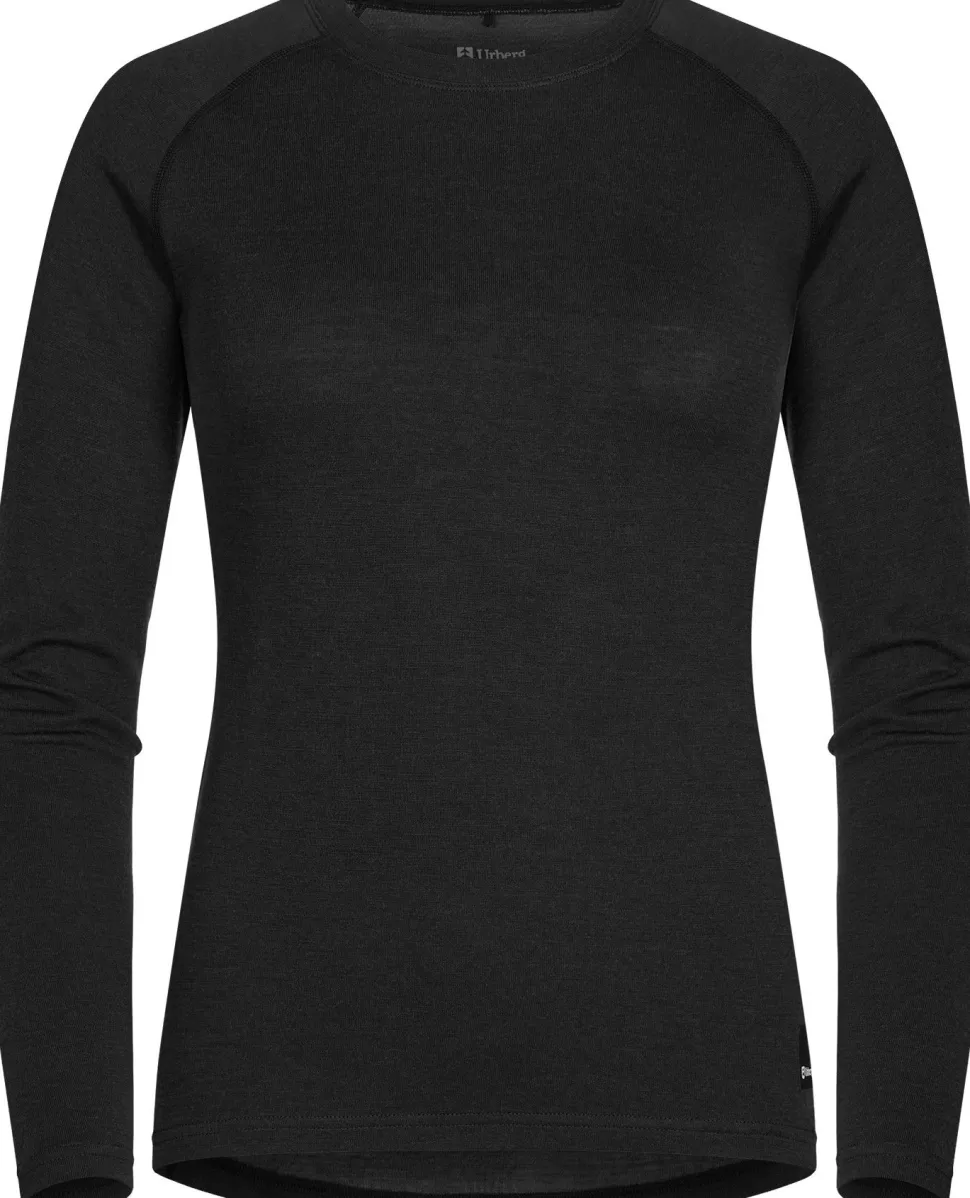 Urberg Women's Selje Merino-Bamboo Top Black Beauty