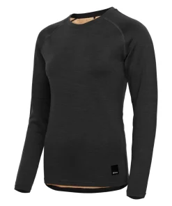 Urberg Women's Selje Merino-Bamboo Top Phantom/Peach Fuzz