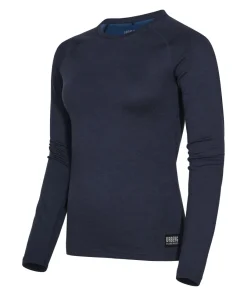 Urberg Women's Selje Merino-Bamboo Top Dark Navy