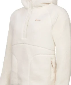 Urberg Women's Soft Pile Fleece Hoodie Cloud Dancer