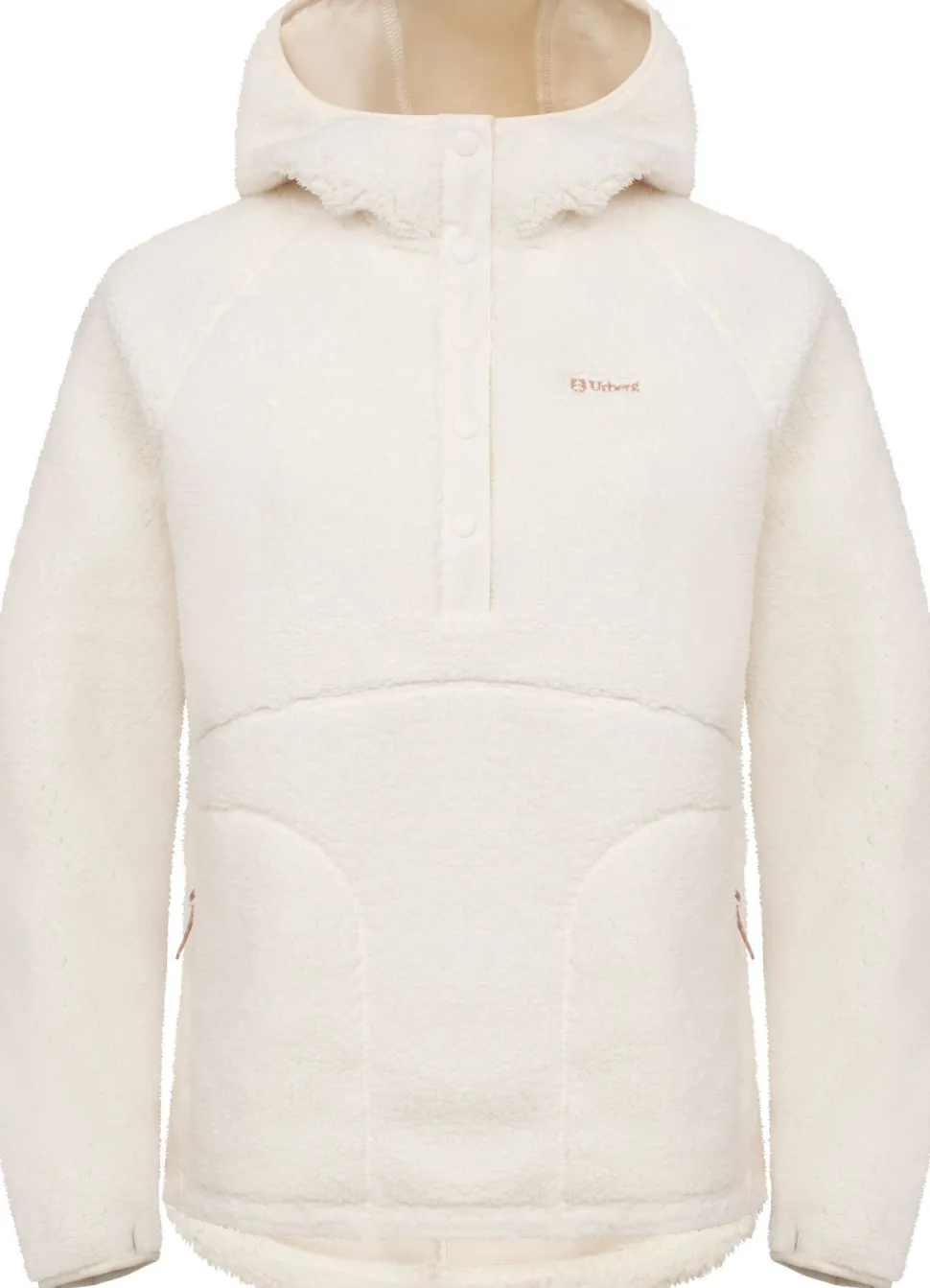 Urberg Women's Soft Pile Fleece Hoodie Cloud Dancer